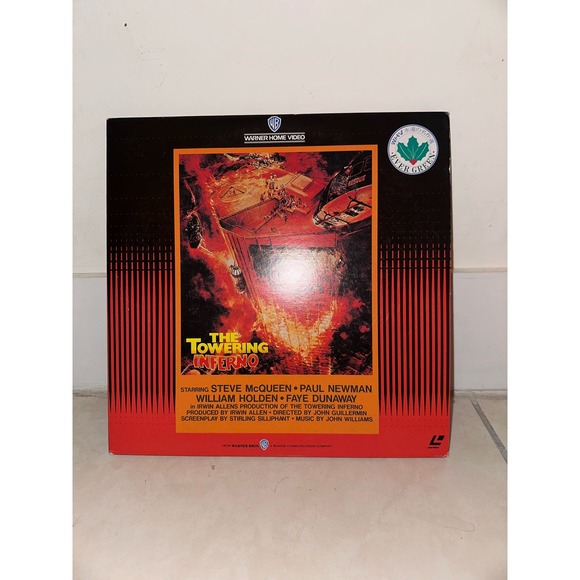 The Towering Inferno Japanese edition Laserdisc Warner Home Video STEVE McQUEEN - Picture 2 of 12